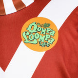 Boys' Set: 1 Fake Two-Piece Suspenders Jumpsuit + 1 Mask, The Mask Is Print with Green Hair Pattern, The Jumpsuit Is a Fake Two-Piece Suspenders Print Pattern