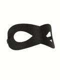 Boys Printed Cosplay Jumpsuit Set with Cape & Eye Mask for Halloween Party