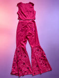 Girls Hot Pink Star Print Barbie 2-Piece Costume Set