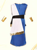 Boys 5-Piece King Costume Set for Halloween & Stage Performance