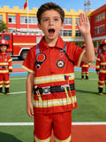 Boys Firefighter Costume Set for Halloween & Carnival Party