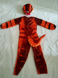 Kids Red Dinosaur Jumpsuit Costume Set