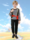 Kids Pirate Striped 3-Piece Costume Set