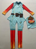 Boys' Printed Stand Collar Jumpsuit Set with crisp full-color prints and soft comfy fabric. Simple stylish cut, suitable for Halloween, carnivals and various festival occasions.