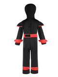 Kids Deluxe Ninja Costume with Shuriken Belt and Hood