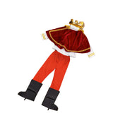 Boys European Court Prince Costume Set with Cape & Crown