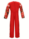 Kids Iron Man Full Long Sleeve Jumpsuit Superhero Costume