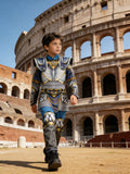 One-Piece Jumpsuit with Full-Body High-Definition Digital Print. Padded with on The Chest And Shoulders for Extra Comfort. Made of Soft And Skin-Friendly Fabric. Ideal for Boys' Halloween Costumes, Carnival Parties