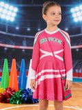 Girls Cheerleading Dress Set with Cute Bag for Festival Performances