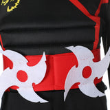 Boys Black Ninja Warrior Costume Set for Halloween Carnival Stage Performance