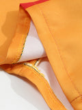 Girls Orange & Red Cartoon Themed Cosplay Dress