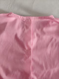 Girls' Dress-Up Set: 1 Pink Round Neck Design Bodysuit, The Fabric Is Soft And Comfortable with a Easy And Stylish Design, Halloween And Various Carnival Festival Dress-Up Set