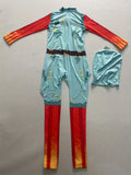 Boys' Printed Stand Collar Jumpsuit Set with crisp full-color prints and soft comfy fabric. Simple stylish cut, suitable for Halloween, carnivals and various festival occasions.