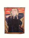 The Scream Painting Face Hole Costume for Halloween & Party