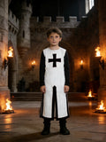 Teen Boys Templar Knight Jumpsuit for Halloween & Stage Performance