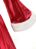 Girls Burgundy Luxury Velvet Princess Dress with Crown for Holiday Party
