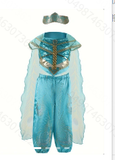 Girls Jasmine Princess 3-Piece Costume Set